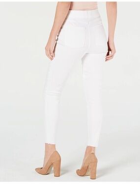 SPANX White Skinny Jeans Pull On Stretch Lg NeutralSpring Summer Tummy Control